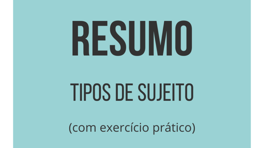 tipos de sujeito